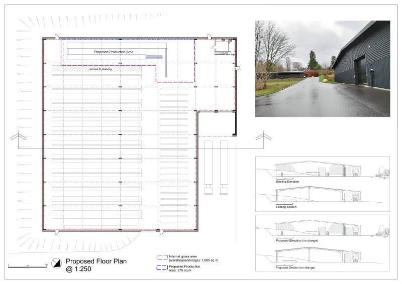 Proposed plans and elevations