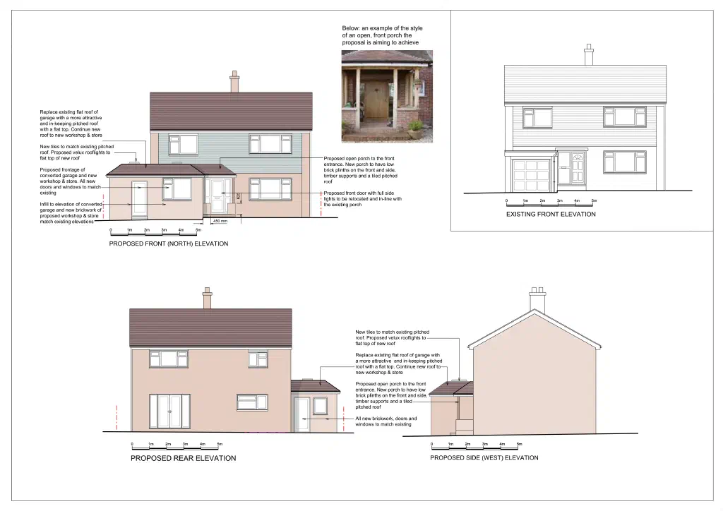 Proposed elevations