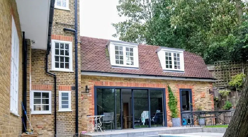 A further view of the rear extension exterior