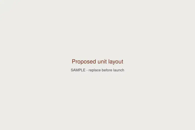 Placeholder proposed-layout drawing