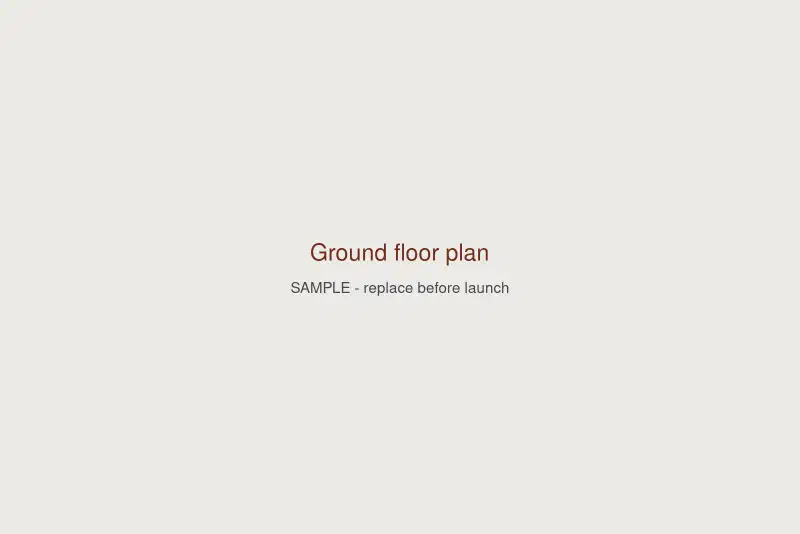 Placeholder ground-floor plan drawing