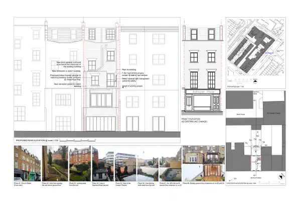 Proposed elevations